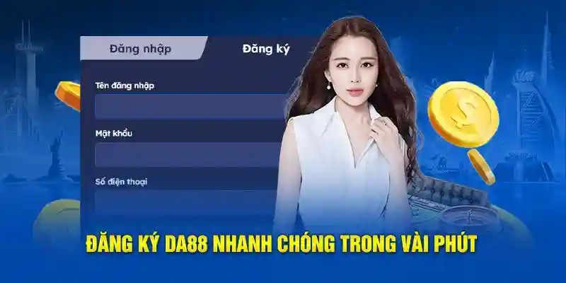 Quy trình đăng ký tài khoản DA88 thành công từ lần đầu thực hiện