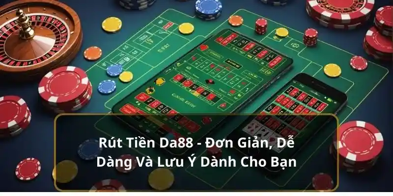 Hướng dẫn rút tiền tại DA88 chi tiết và rất đơn giản